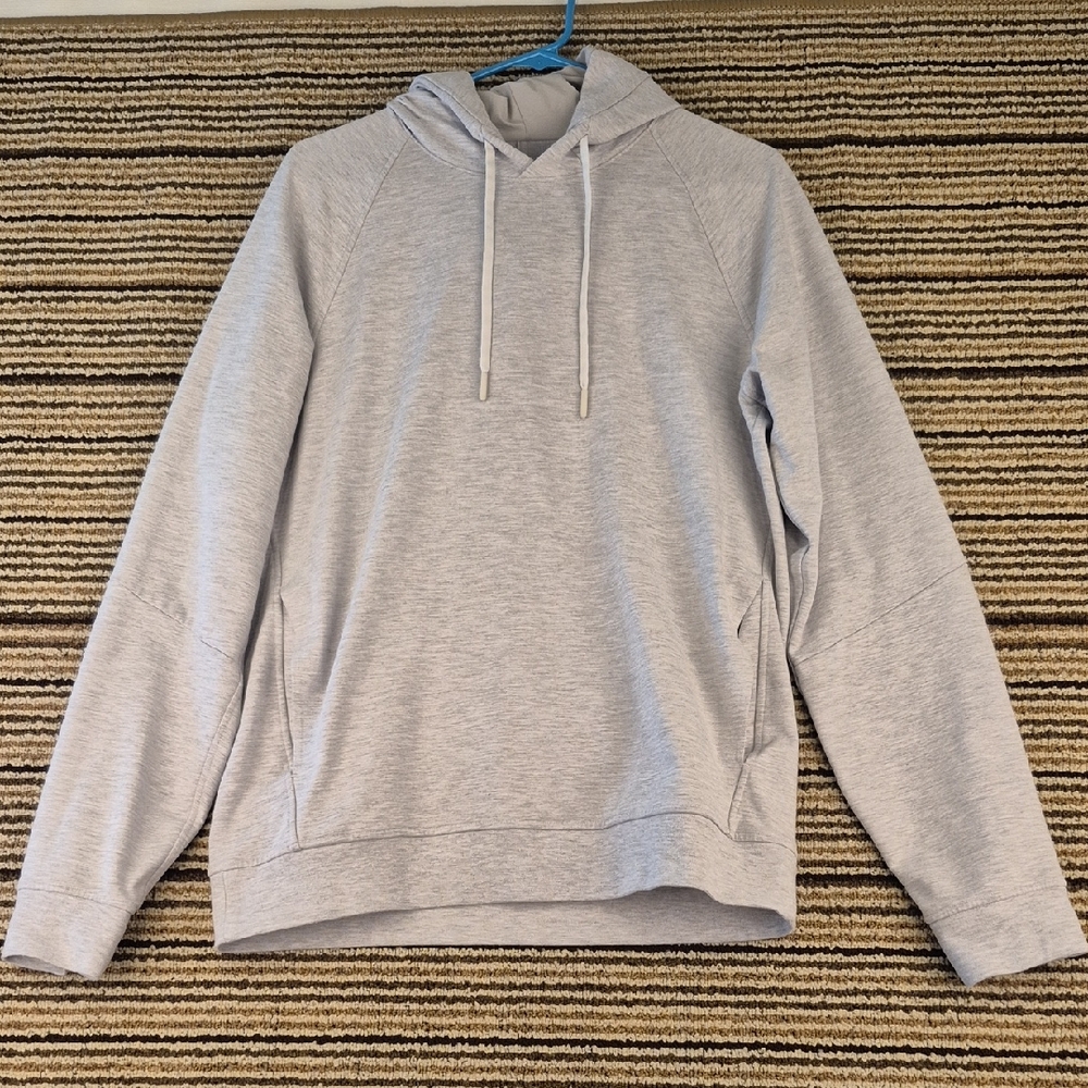 LULULEMON Grey Mens Medium Athletic Casual Hoodie Sweater‎ Sweatshirt